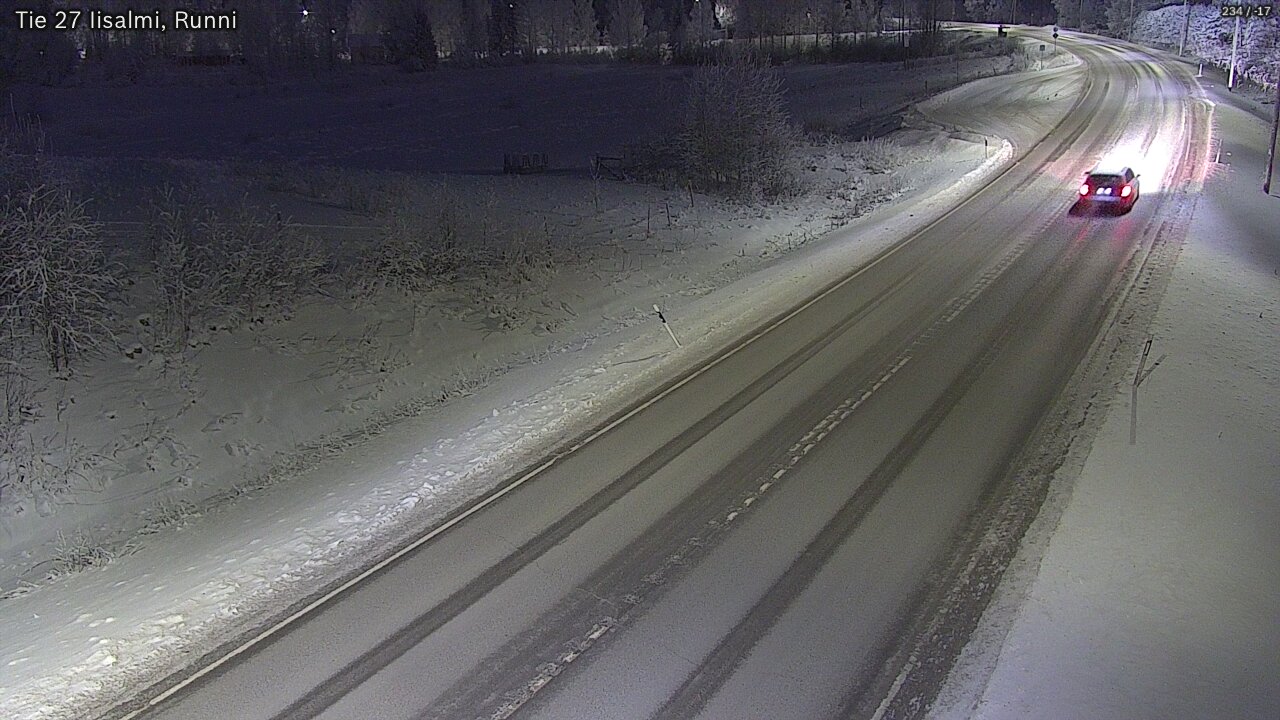 Weather Camera Image Road 27 Iisalmi, Runni, Iisalmi, Pohjois-Savo