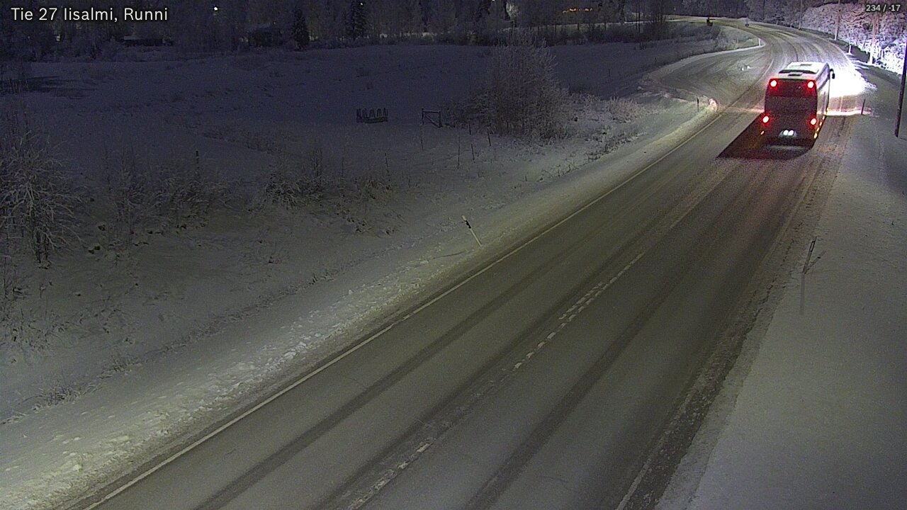 Weather Camera Image Road 27 Iisalmi, Runni, Iisalmi, Pohjois-Savo