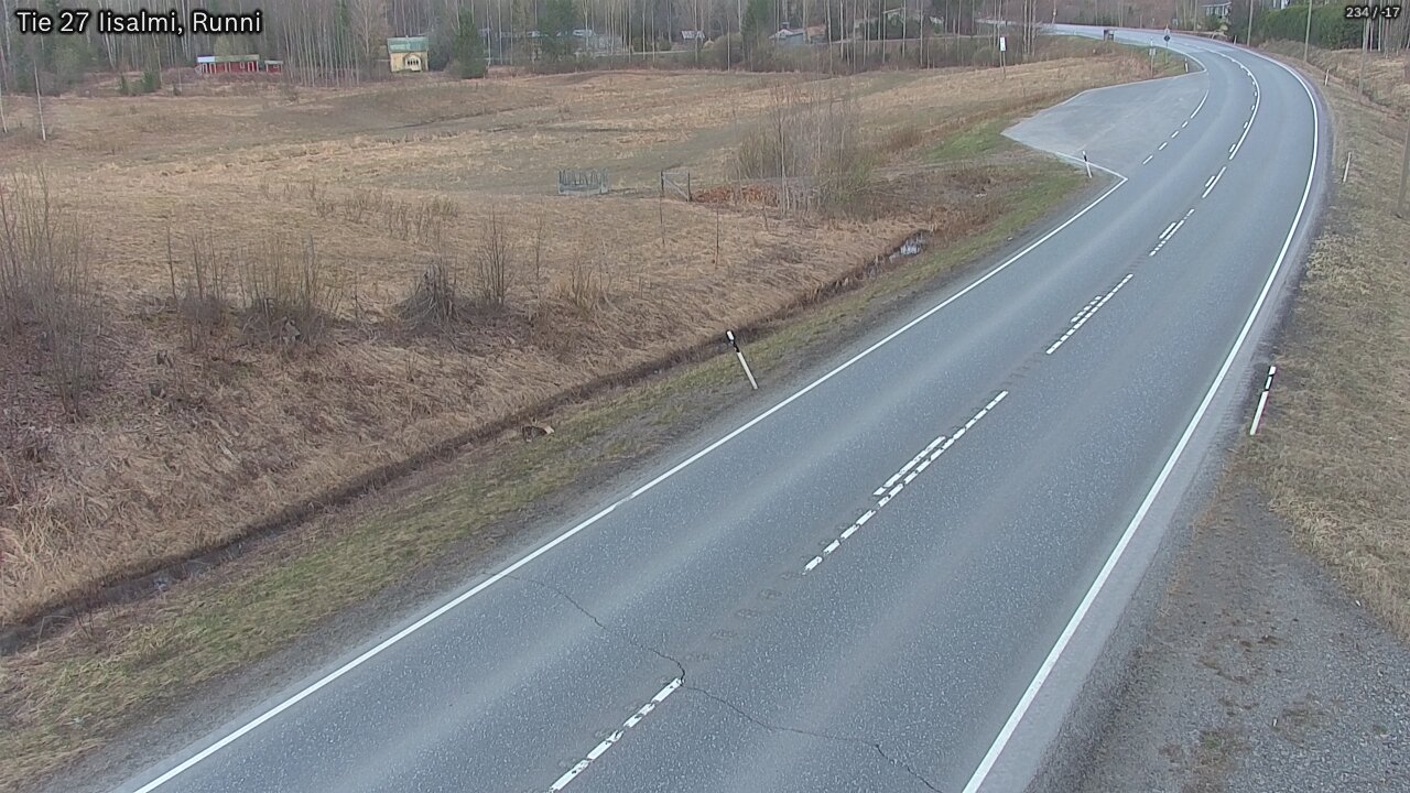 Weather Camera Image Väg 27 Idensalmi, Runni, Iisalmi, Pohjois-Savo