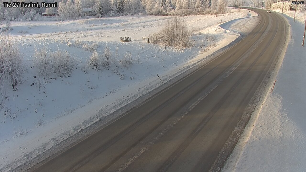 Weather Camera Image Road 27 Iisalmi, Runni, Iisalmi, Pohjois-Savo