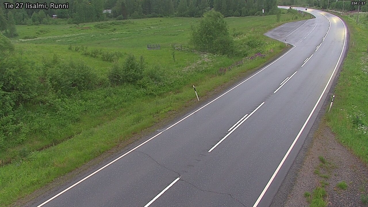 Weather Camera Image Road 27 Iisalmi, Runni, Iisalmi, Pohjois-Savo