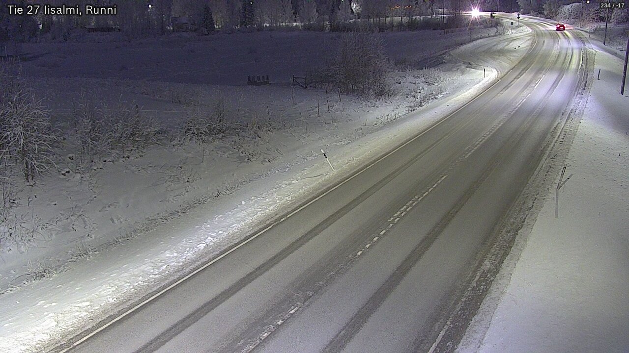 Weather Camera Image Road 27 Iisalmi, Runni, Iisalmi, Pohjois-Savo