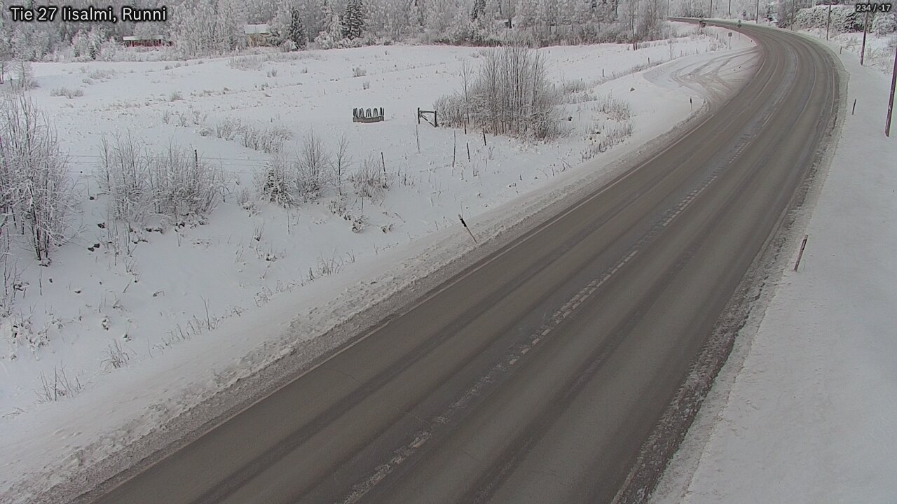 Weather Camera Image Road 27 Iisalmi, Runni, Iisalmi, Pohjois-Savo