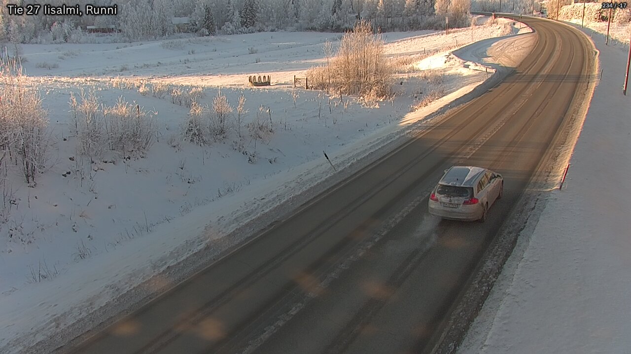 Weather Camera Image Road 27 Iisalmi, Runni, Iisalmi, Pohjois-Savo