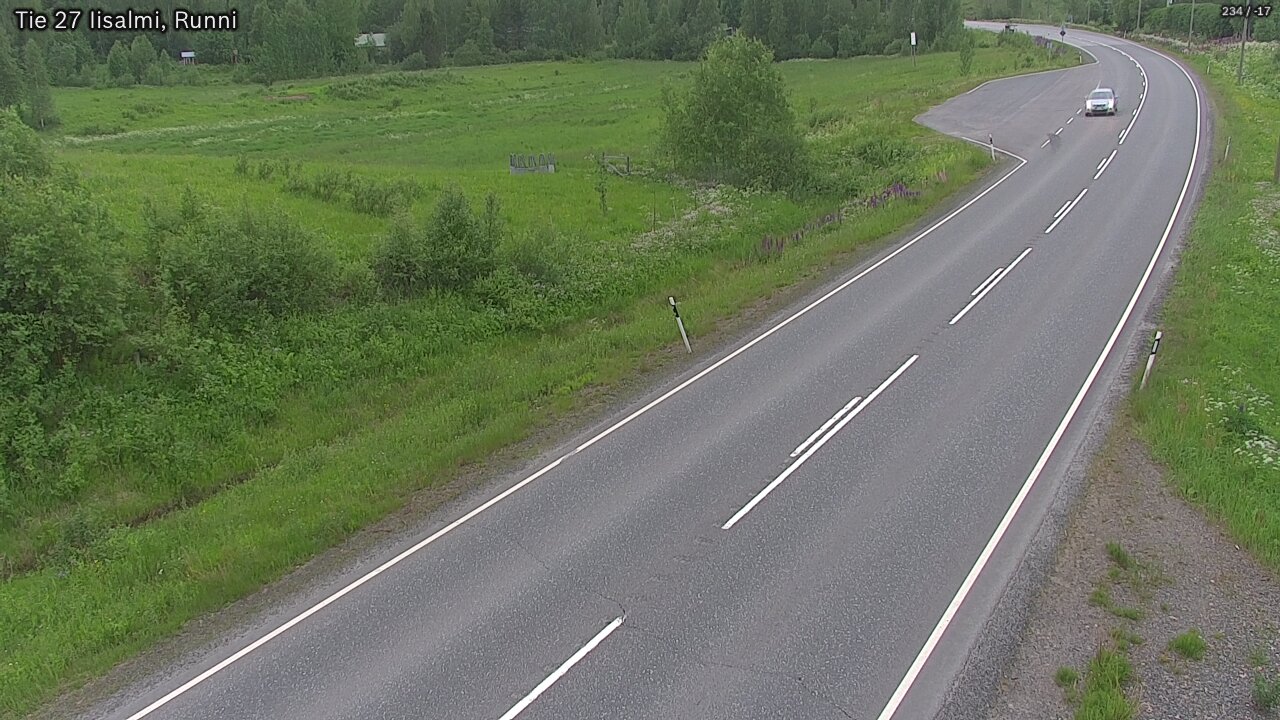 Weather Camera Image Road 27 Iisalmi, Runni, Iisalmi, Pohjois-Savo