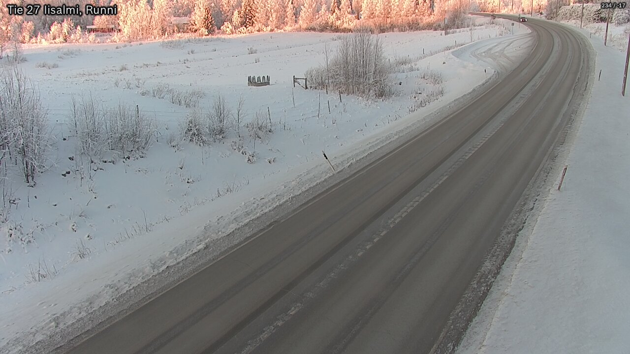 Weather Camera Image Road 27 Iisalmi, Runni, Iisalmi, Pohjois-Savo