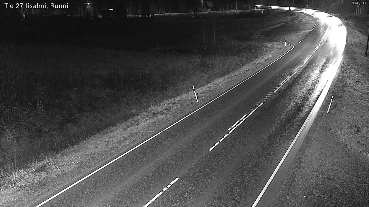 Weather Camera Image Road 27 Iisalmi, Runni, Iisalmi, Pohjois-Savo