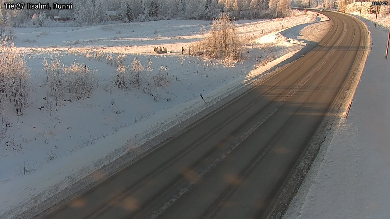 Weather Camera Image Road 27 Iisalmi, Runni, Iisalmi, Pohjois-Savo