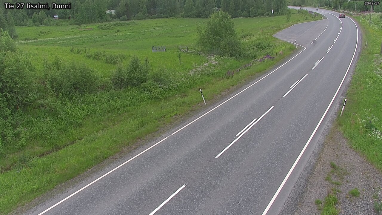 Weather Camera Image Road 27 Iisalmi, Runni, Iisalmi, Pohjois-Savo