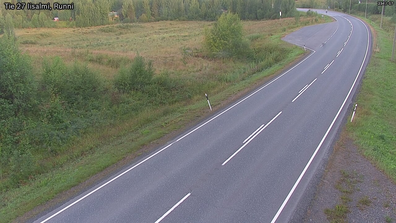 Weather Camera Image Road 27 Iisalmi, Runni, Iisalmi, Pohjois-Savo