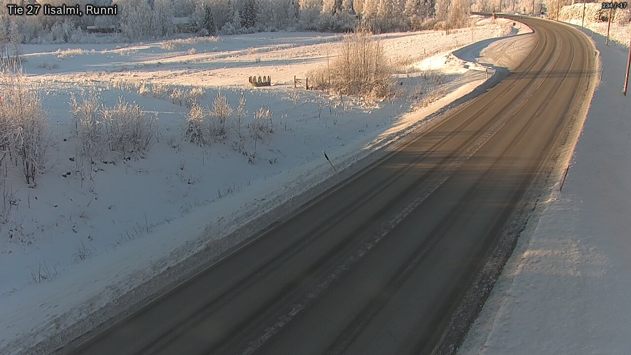 Weather Camera Image Road 27 Iisalmi, Runni, Iisalmi, Pohjois-Savo