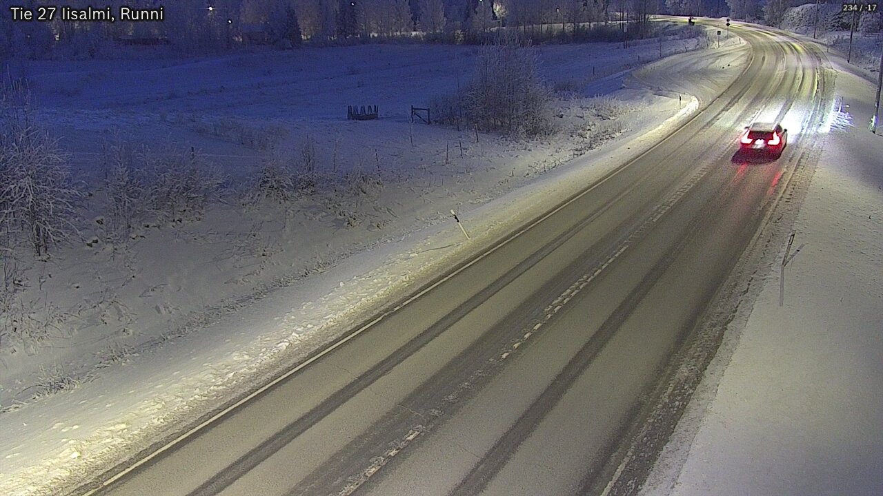 Weather Camera Image Road 27 Iisalmi, Runni, Iisalmi, Pohjois-Savo