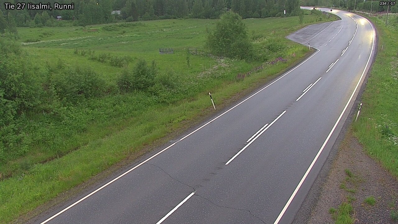 Weather Camera Image Road 27 Iisalmi, Runni, Iisalmi, Pohjois-Savo