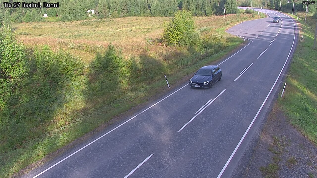 Weather Camera Image Väg 27 Idensalmi, Runni, Iisalmi, Pohjois-Savo