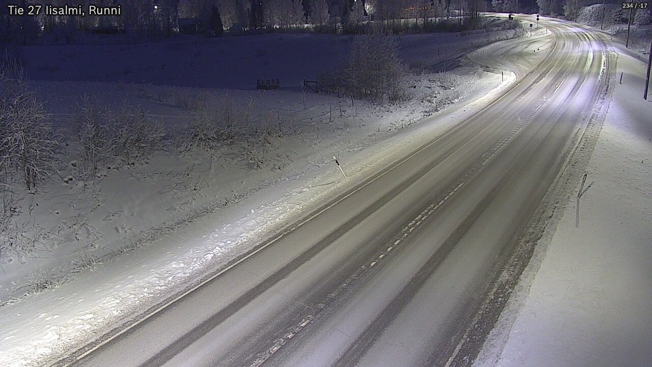 Weather Camera Image Road 27 Iisalmi, Runni, Iisalmi, Pohjois-Savo