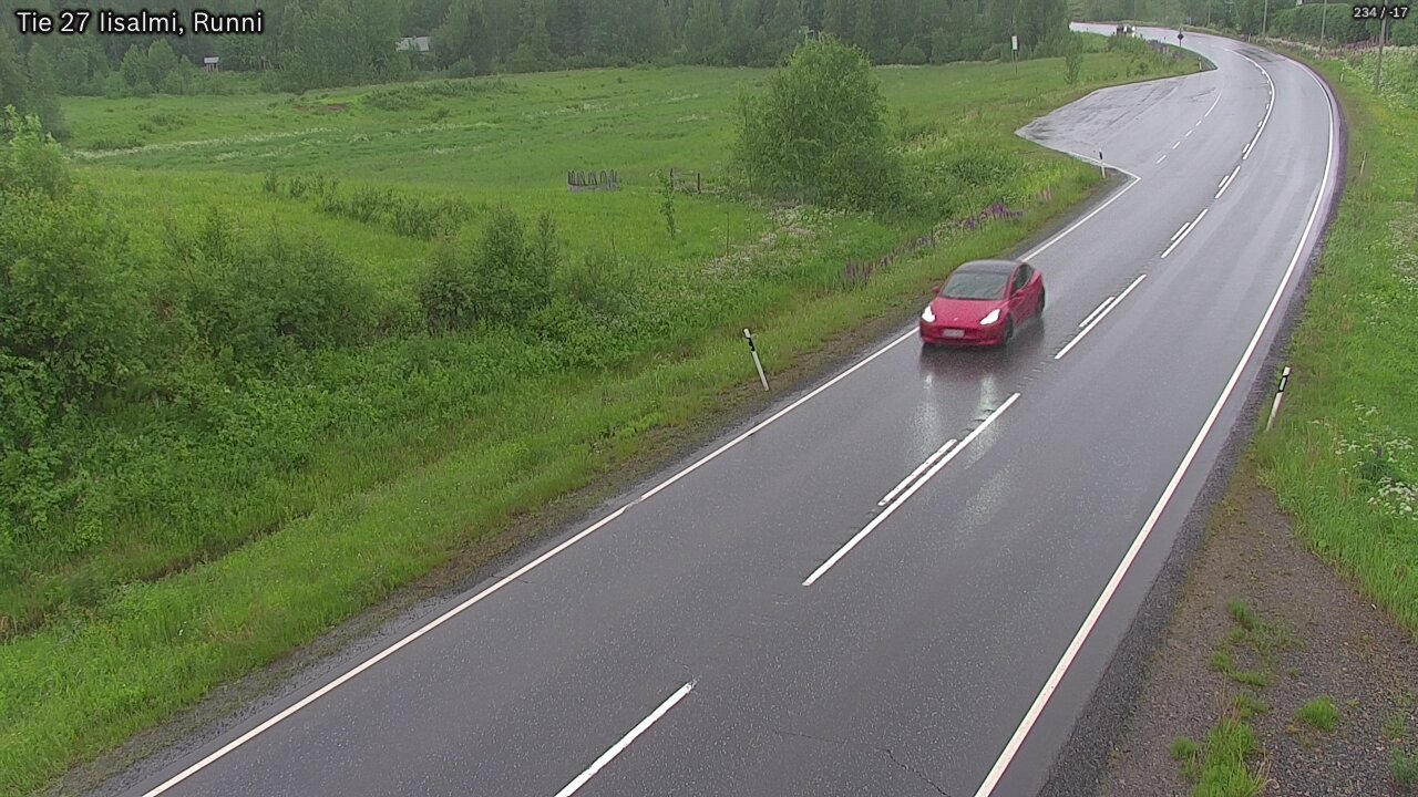 Weather Camera Image Road 27 Iisalmi, Runni, Iisalmi, Pohjois-Savo