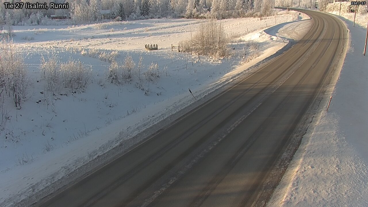 Weather Camera Image Road 27 Iisalmi, Runni, Iisalmi, Pohjois-Savo