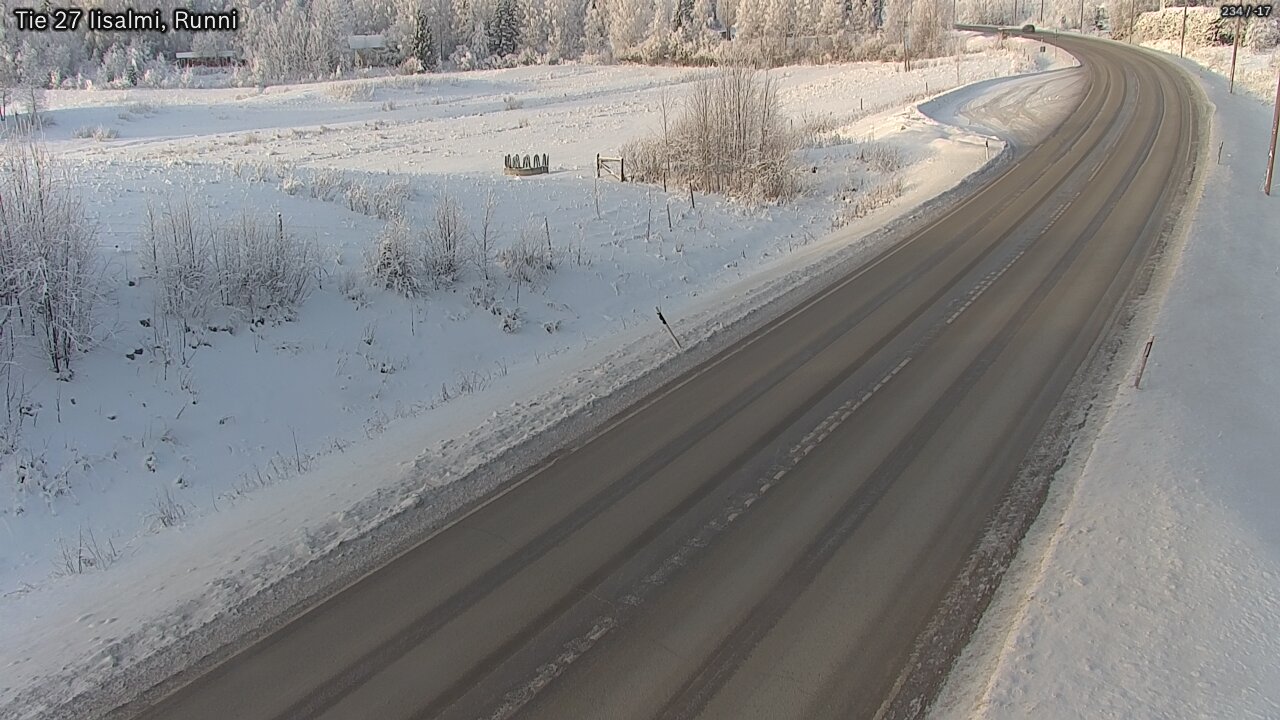 Weather Camera Image Road 27 Iisalmi, Runni, Iisalmi, Pohjois-Savo