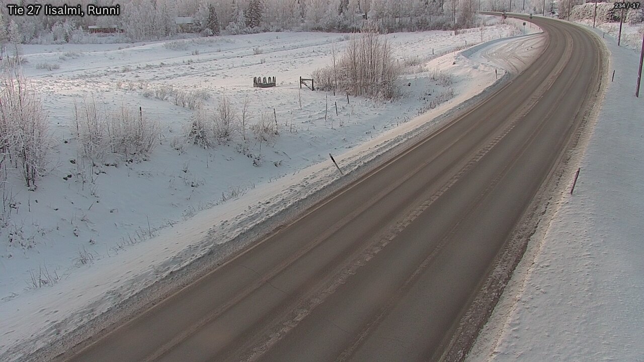 Weather Camera Image Road 27 Iisalmi, Runni, Iisalmi, Pohjois-Savo