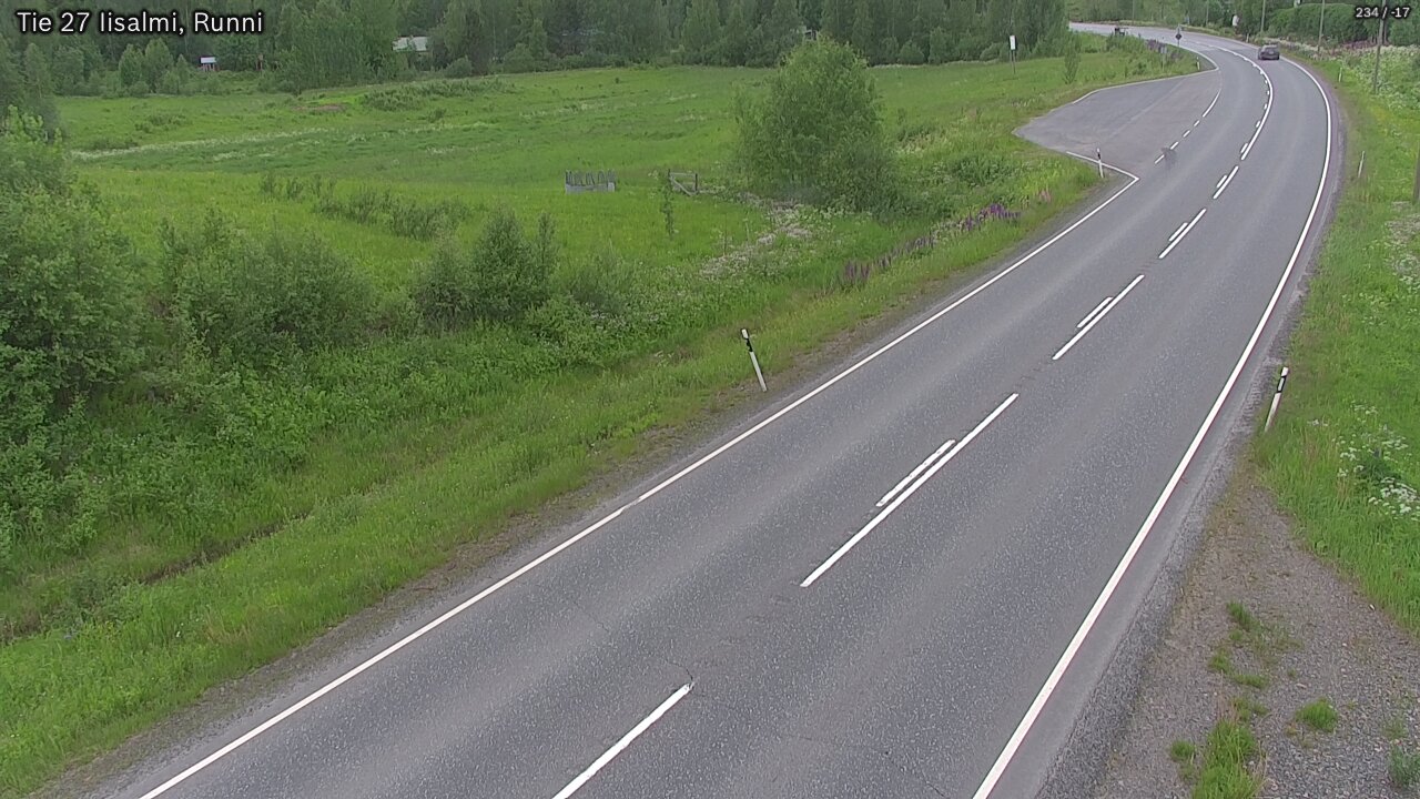 Weather Camera Image Road 27 Iisalmi, Runni, Iisalmi, Pohjois-Savo