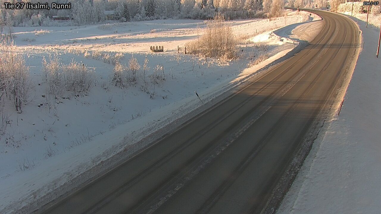 Weather Camera Image Road 27 Iisalmi, Runni, Iisalmi, Pohjois-Savo
