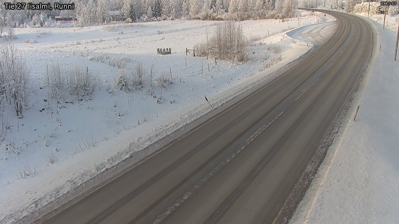 Weather Camera Image Road 27 Iisalmi, Runni, Iisalmi, Pohjois-Savo