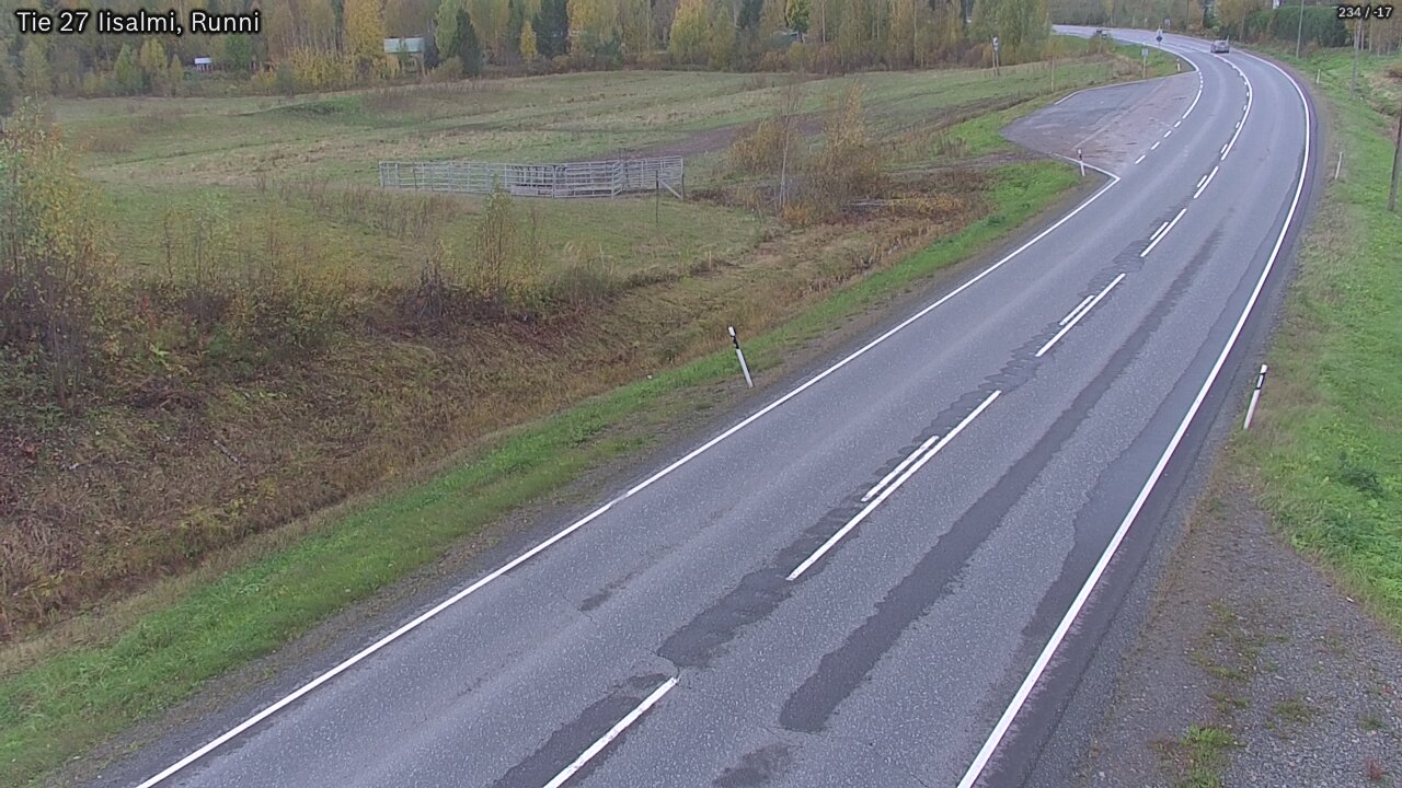 Weather Camera Image Väg 27 Idensalmi, Runni, Iisalmi, Pohjois-Savo