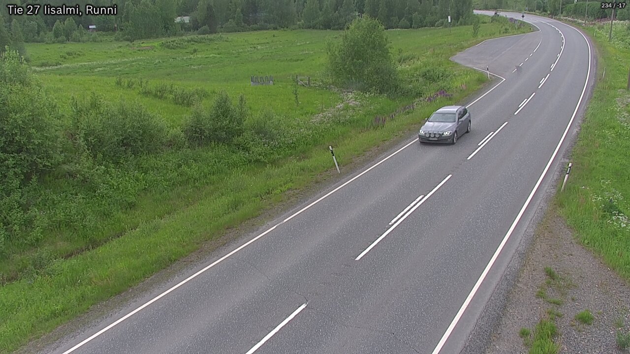 Weather Camera Image Road 27 Iisalmi, Runni, Iisalmi, Pohjois-Savo