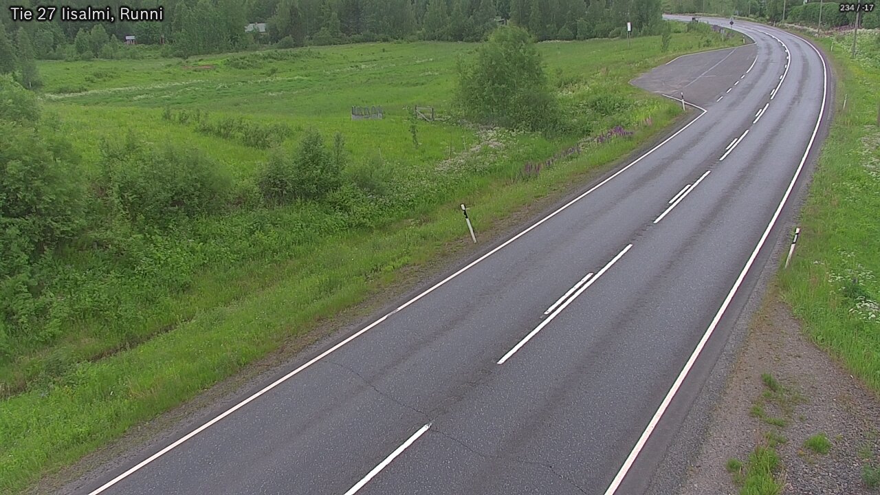 Weather Camera Image Road 27 Iisalmi, Runni, Iisalmi, Pohjois-Savo