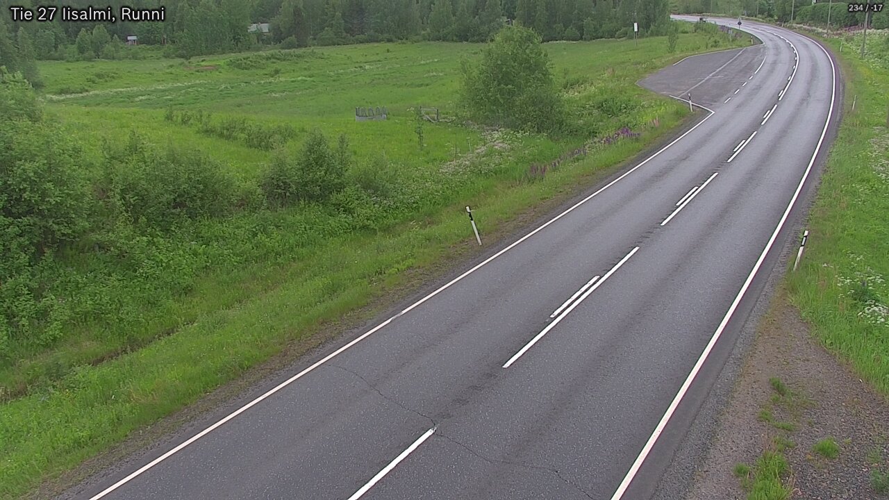 Weather Camera Image Road 27 Iisalmi, Runni, Iisalmi, Pohjois-Savo