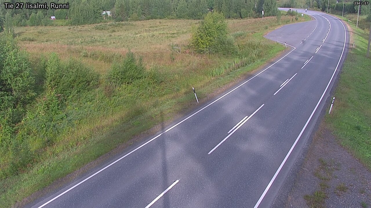 Weather Camera Image Road 27 Iisalmi, Runni, Iisalmi, Pohjois-Savo