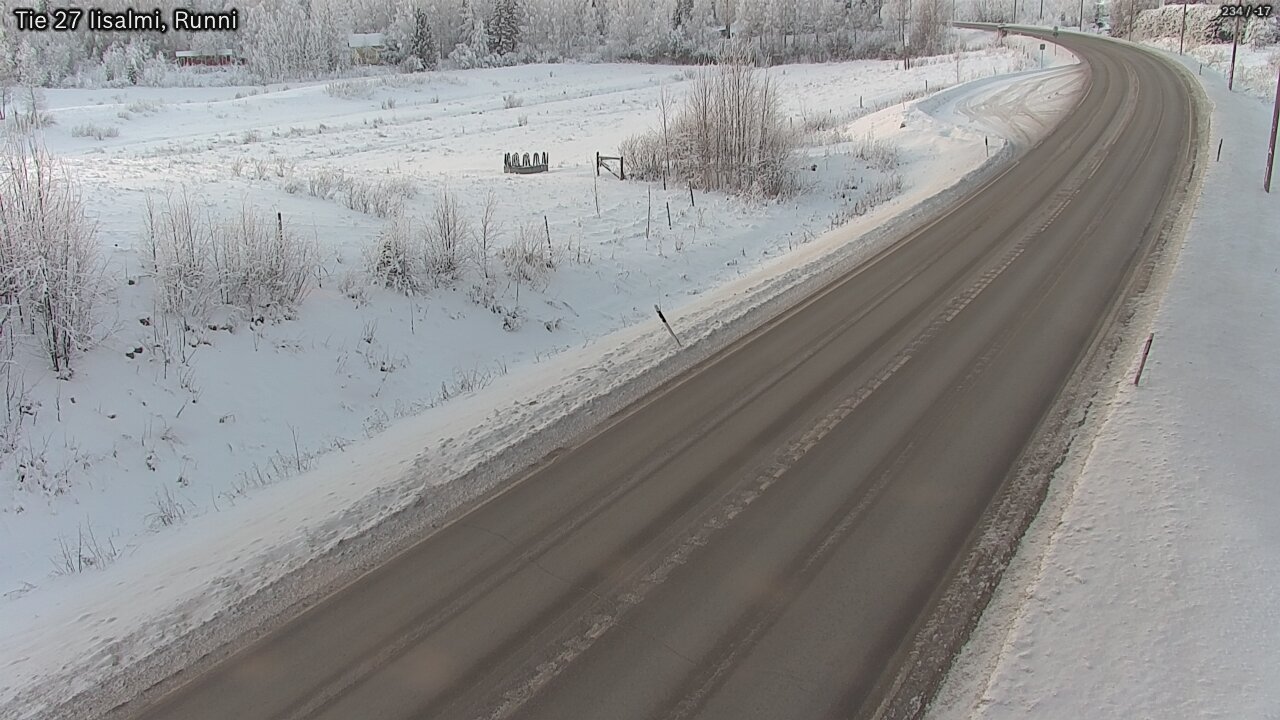 Weather Camera Image Road 27 Iisalmi, Runni, Iisalmi, Pohjois-Savo