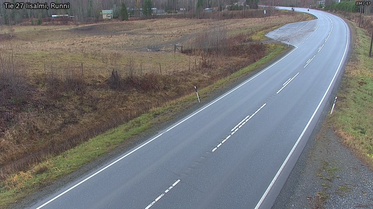 Weather Camera Image Väg 27 Idensalmi, Runni, Iisalmi, Pohjois-Savo