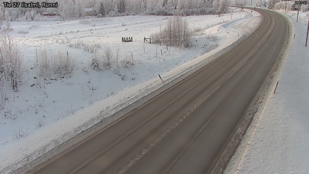 Weather Camera Image Road 27 Iisalmi, Runni, Iisalmi, Pohjois-Savo