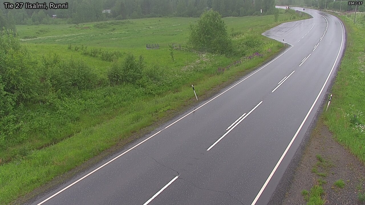 Weather Camera Image Road 27 Iisalmi, Runni, Iisalmi, Pohjois-Savo