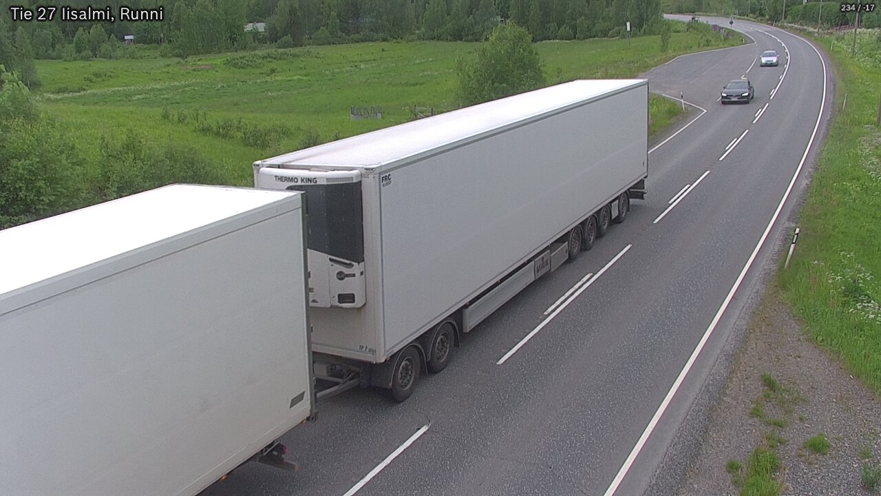 Weather Camera Image Road 27 Iisalmi, Runni, Iisalmi, Pohjois-Savo