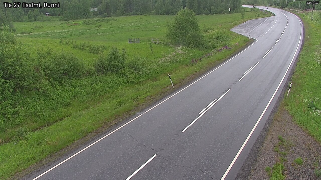 Weather Camera Image Road 27 Iisalmi, Runni, Iisalmi, Pohjois-Savo