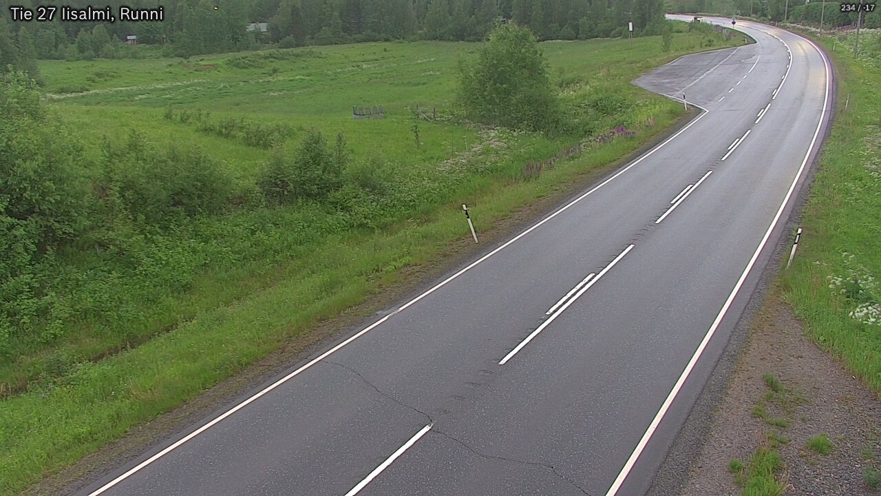 Weather Camera Image Road 27 Iisalmi, Runni, Iisalmi, Pohjois-Savo