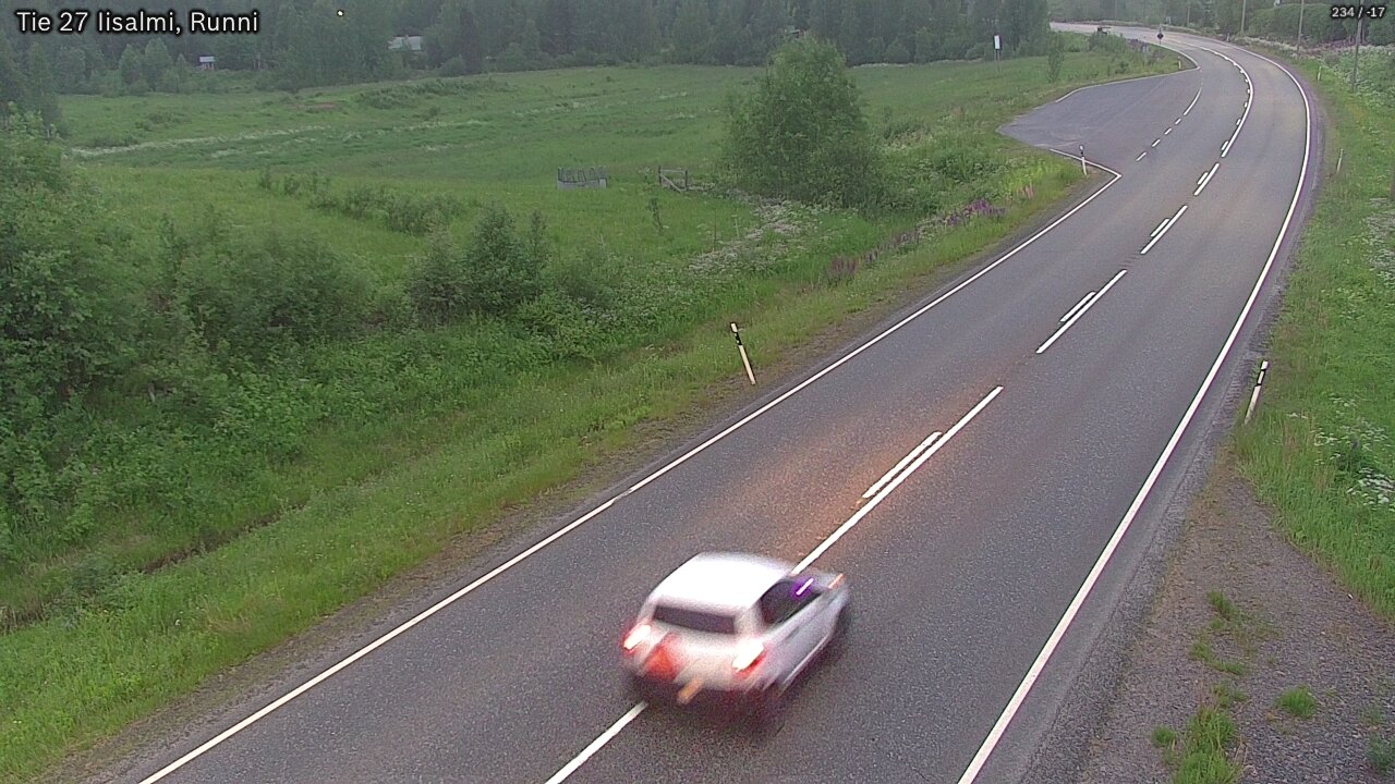 Weather Camera Image Road 27 Iisalmi, Runni, Iisalmi, Pohjois-Savo
