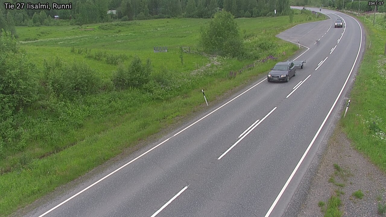 Weather Camera Image Road 27 Iisalmi, Runni, Iisalmi, Pohjois-Savo