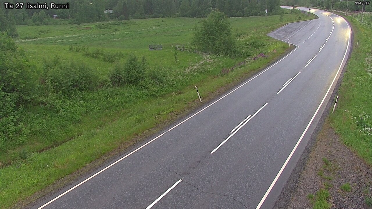 Weather Camera Image Road 27 Iisalmi, Runni, Iisalmi, Pohjois-Savo