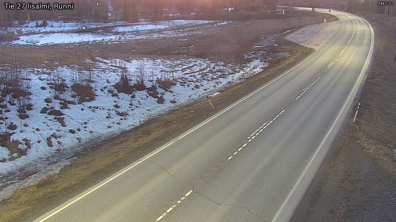 Kelikamerat Kuva Tie 27 Iisalmi, Runni, Iisalmi, Pohjois-Savo