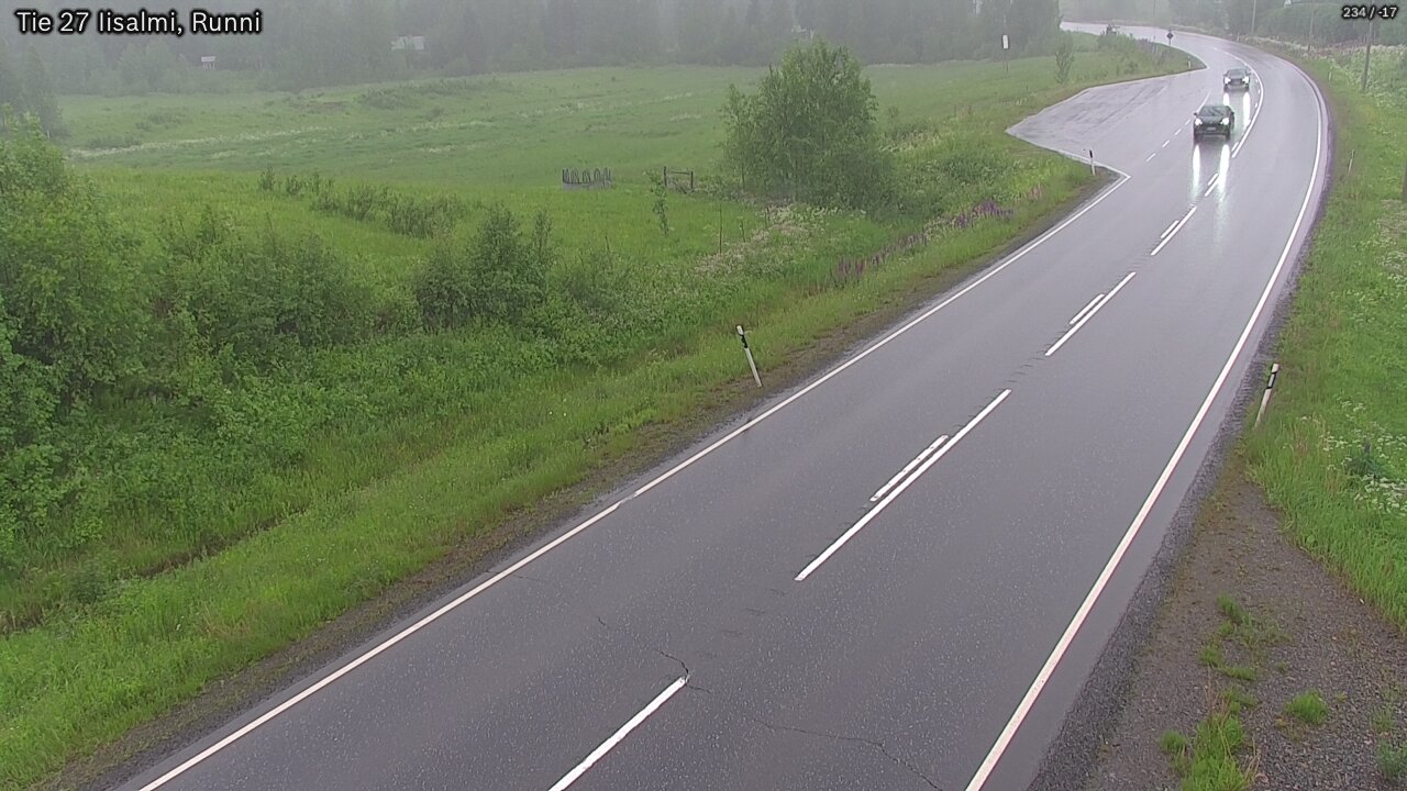 Weather Camera Image Väg 27 Idensalmi, Runni, Iisalmi, Pohjois-Savo