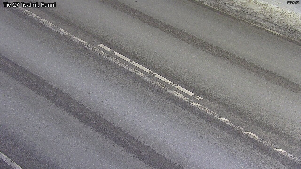 Weather Camera Image Road 27 Iisalmi, Runni, Iisalmi, Pohjois-Savo