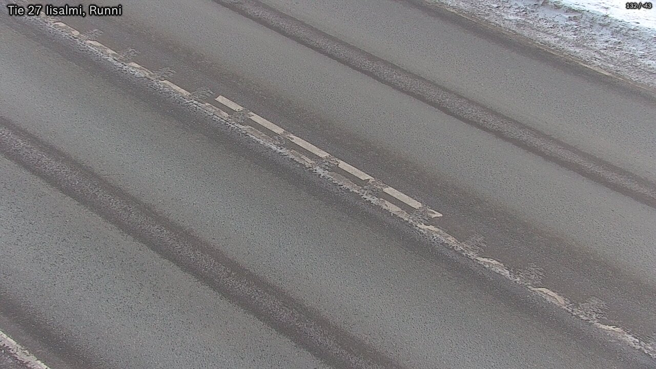 Weather Camera Image Road 27 Iisalmi, Runni, Iisalmi, Pohjois-Savo