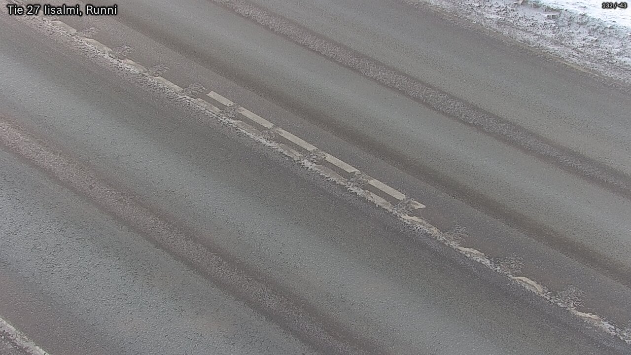 Weather Camera Image Road 27 Iisalmi, Runni, Iisalmi, Pohjois-Savo