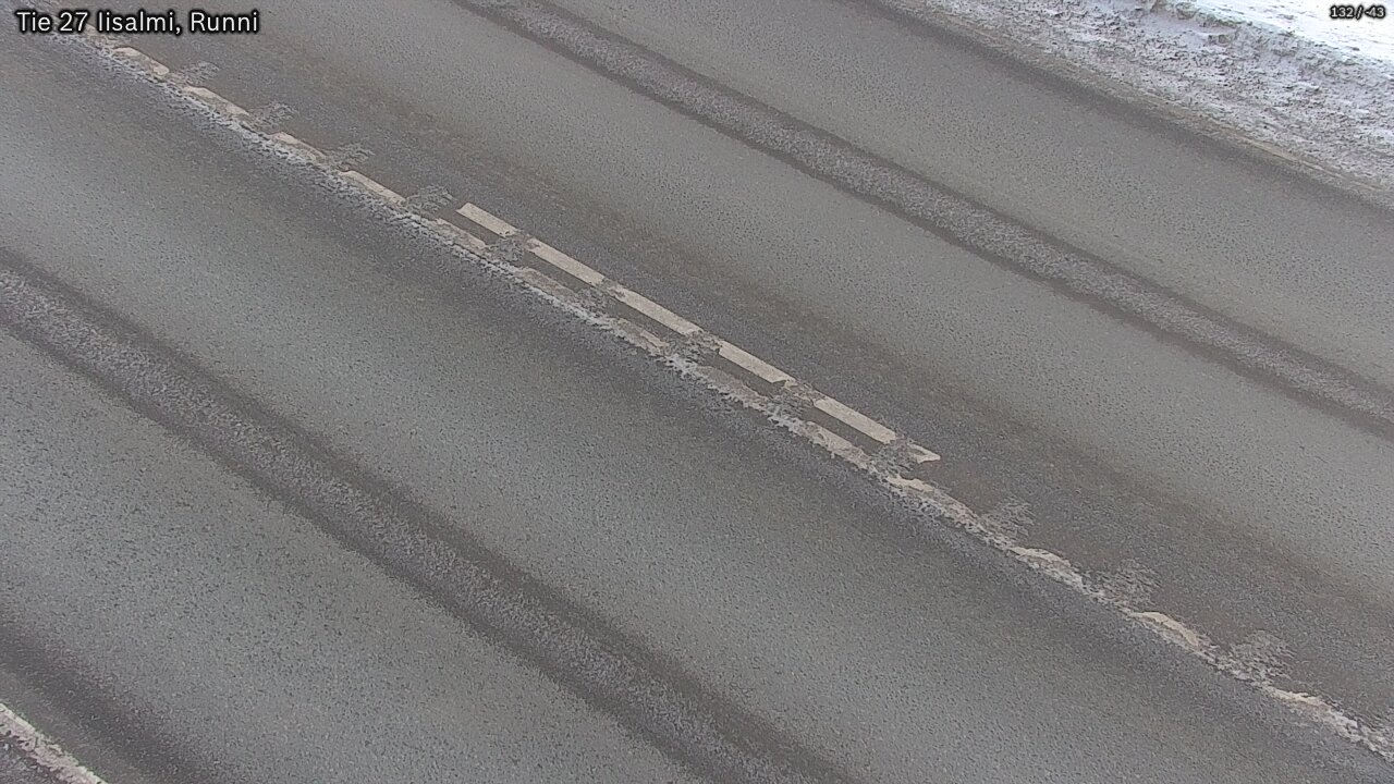 Weather Camera Image Road 27 Iisalmi, Runni, Iisalmi, Pohjois-Savo