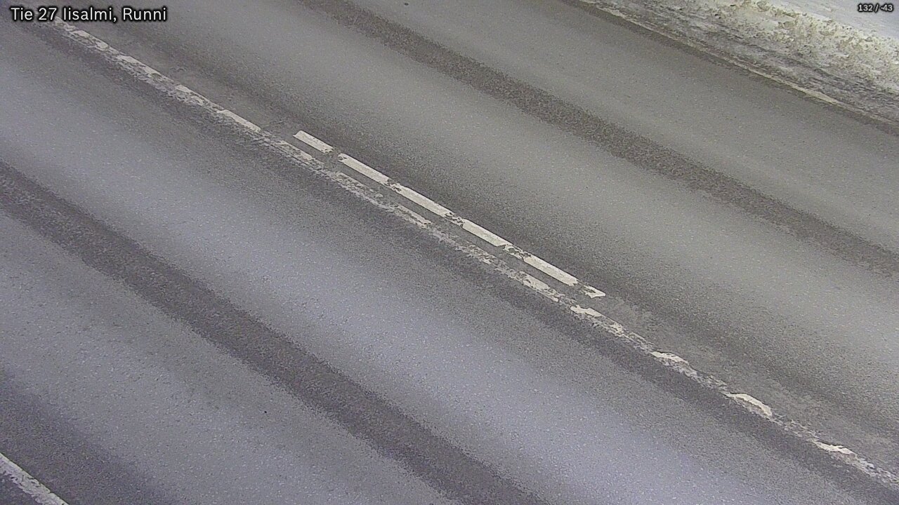 Weather Camera Image Road 27 Iisalmi, Runni, Iisalmi, Pohjois-Savo