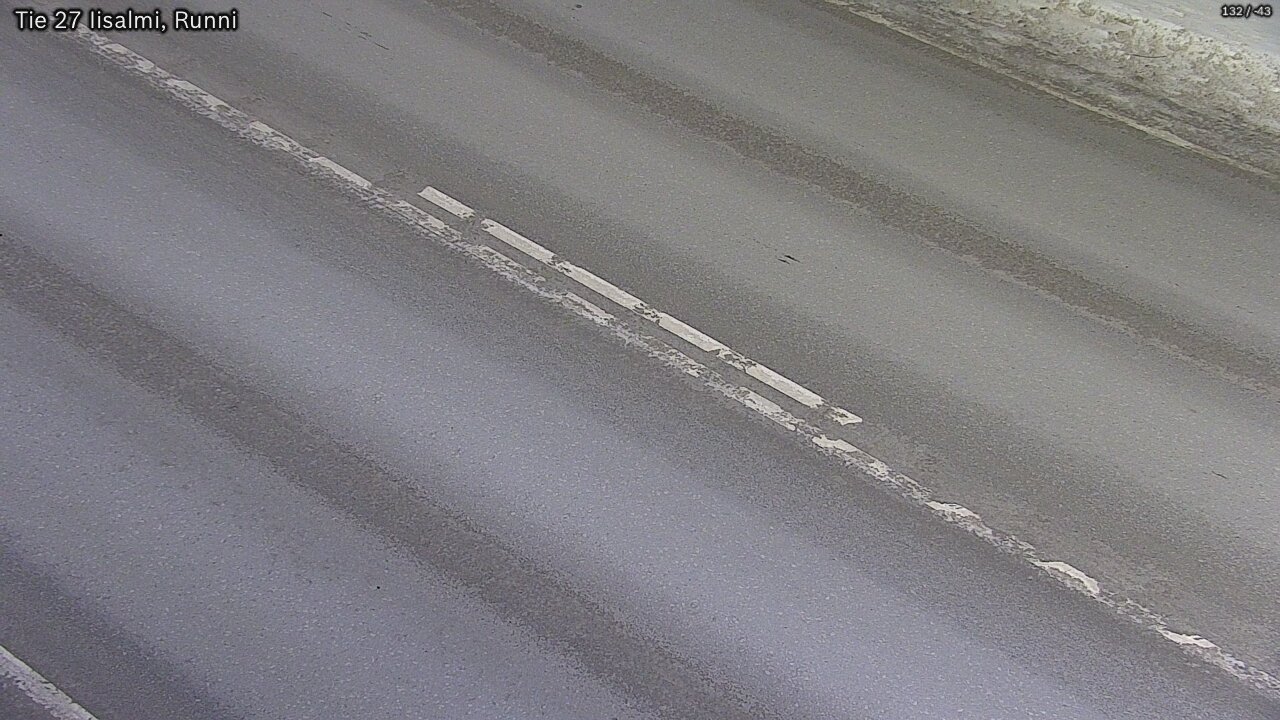 Weather Camera Image Väg 27 Idensalmi, Runni, Iisalmi, Pohjois-Savo