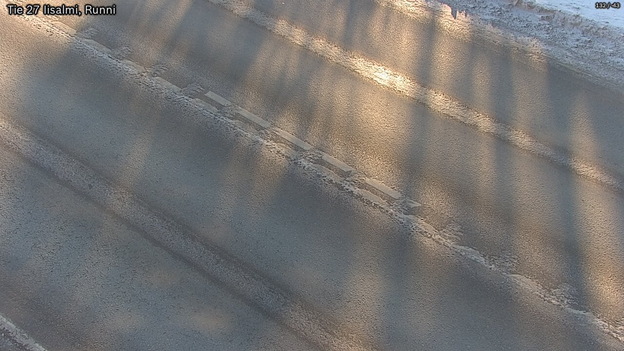 Weather Camera Image Road 27 Iisalmi, Runni, Iisalmi, Pohjois-Savo